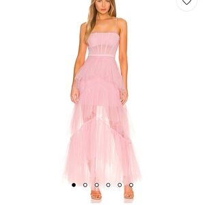 Corset Tulle Gown in Pink Tint
BCBGMAXAZRIA

Size 0💗